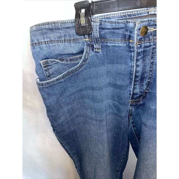 Lee Extreme Comfort Women’s Bootcut Jeans Size 32x27 Blue Cowgirl Rodeo Western - Picture 5 of 12